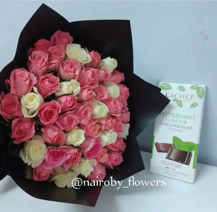 FANCY BOUQUET & CHOCOLATE