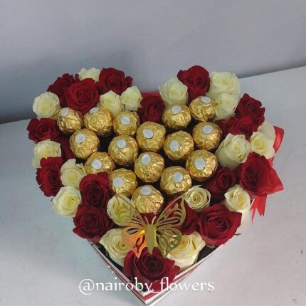 SWEET GINGER HEART BOX