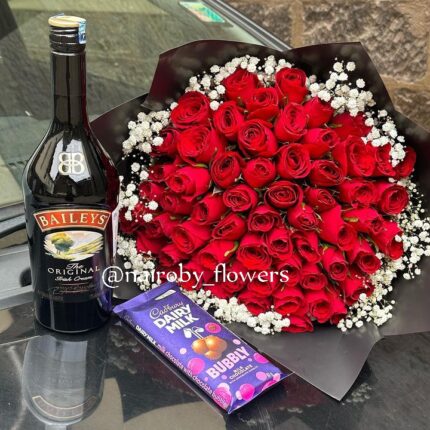 BAILEYS ,RED ROSES & CHOCOLATE