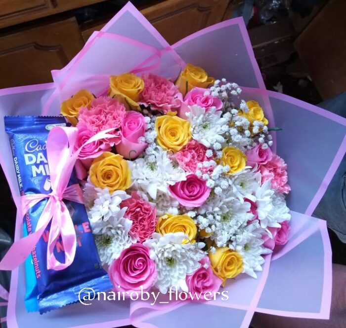 SWEET CINDERELLA BOUQUET & CHOCOLATE