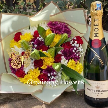 MANDI BOUQUET & MOET CHAMPAGNE