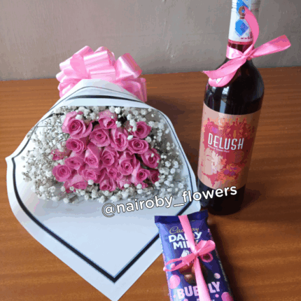 DELUSH, CHOCOLATE & PINK ROSES