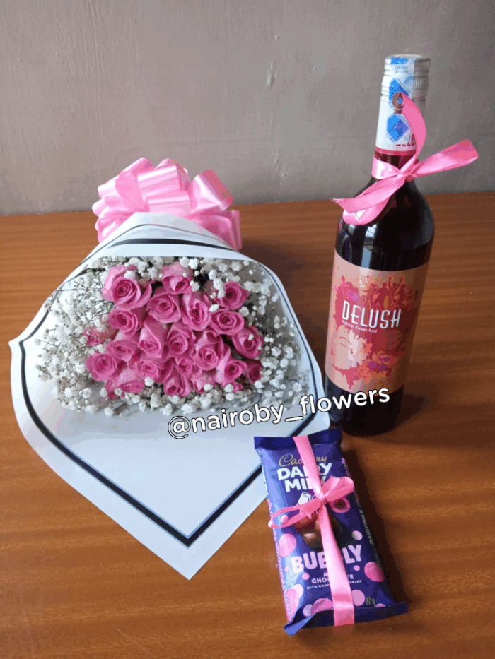 DELUSH, CHOCOLATE & PINK ROSES