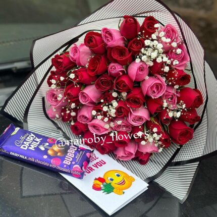 BUBBLY CADBURY CHOCOLATE & BOUQUET