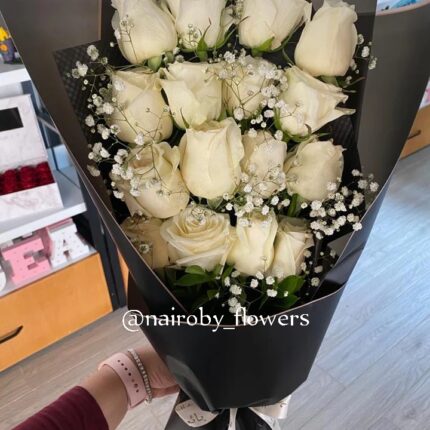 WHITE STYLISH BOUQUET