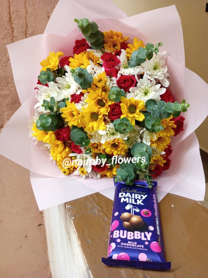A BEAUTIFUL MIX OF TROPICALS & CHOCOLATE