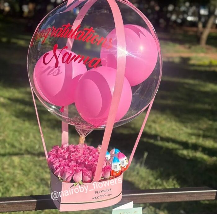 PINKY THEME & CUSTOMIZED BOBO BALLOON