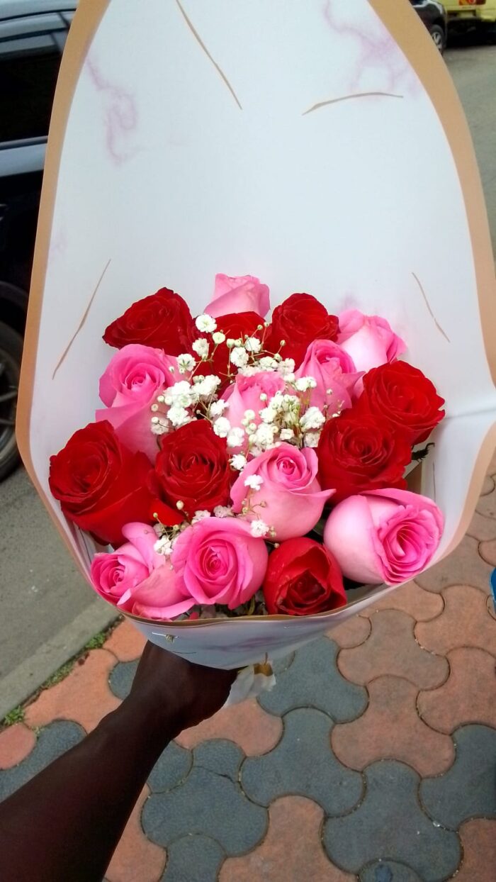 PINK & RED MINI BOUQUET
