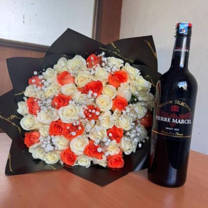 SWEET RED WINE & BLOOMING BOUQUET