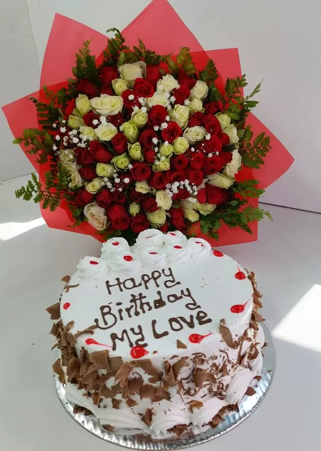 CAKE & MESMERIZING BOUQUET