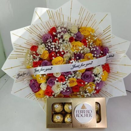 MAGDALINA BOUQUET & FERRERO CHOCOLATES