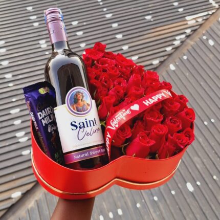 HEARTY-ROSY VALENTINE'S COMBO