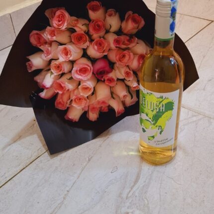 DELUSH SWEET WINE & PINK ROSES