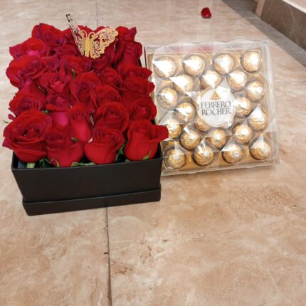 UNFORGETTABLE-VALENTINES CHOCOLATE & ROSES
