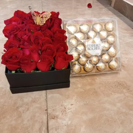 UNFORGETTABLE-VALENTINES CHOCOLATE & ROSES