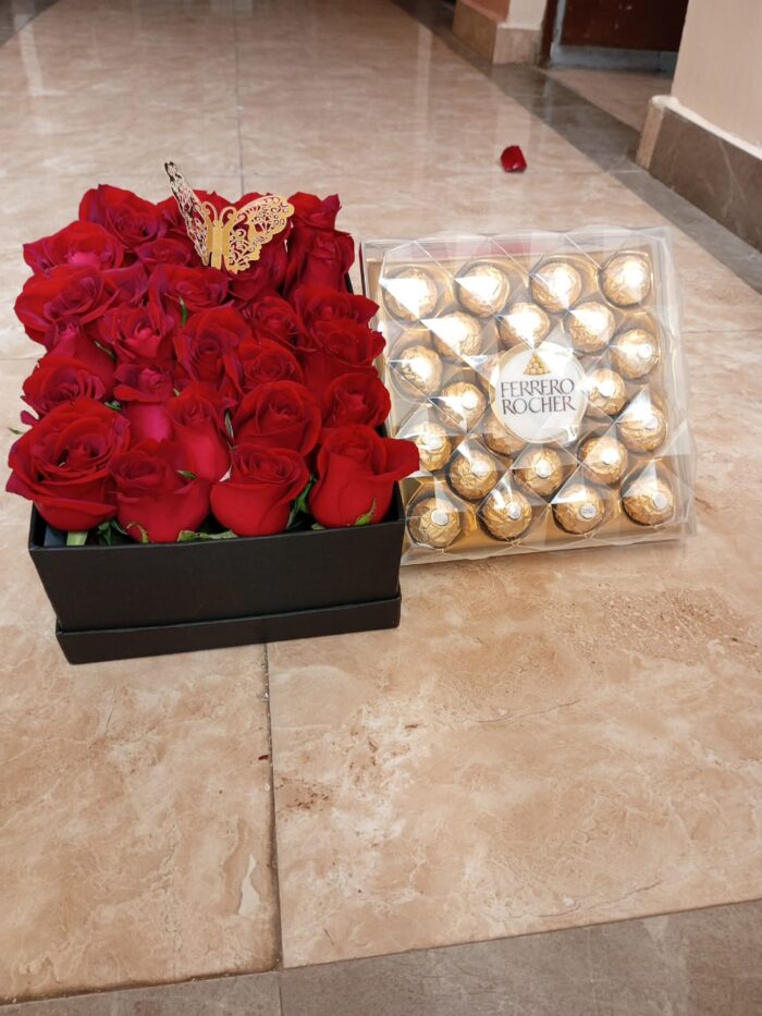 UNFORGETTABLE-VALENTINES CHOCOLATE & ROSES