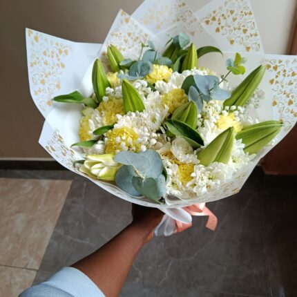 CARNATIONS,LILIES & CHRYSANTHEMUMS