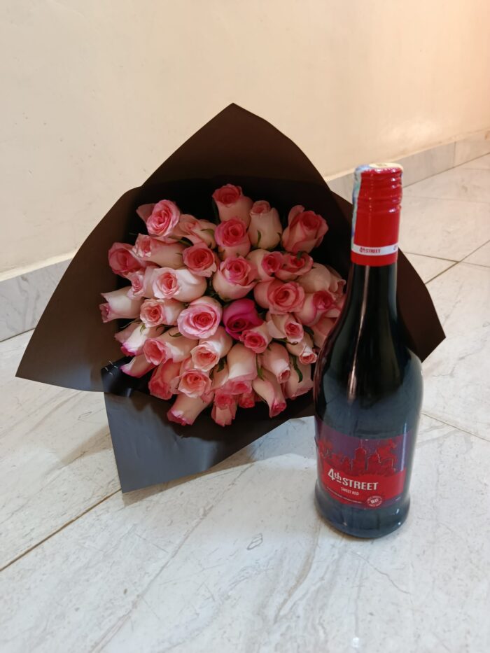 4TH STREET WINE & PINK ROSES