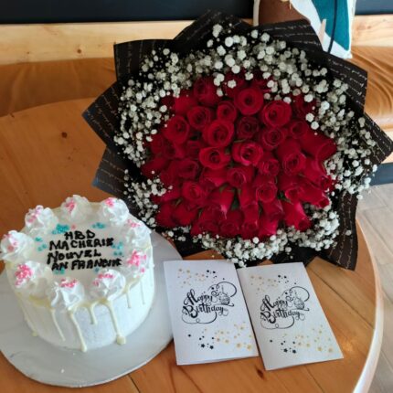 HALF KG & LOVE BOOM BOUQUET