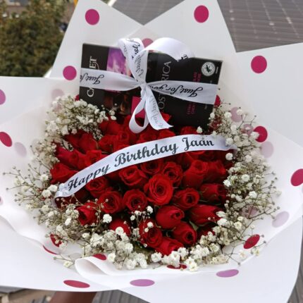 CUSTOMISED RIBBON & CHOCOLATES