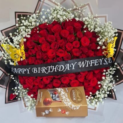 80 ROSES & ASSORTED CHOCOLATE