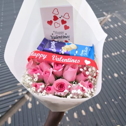 PINKY BLOOMS & CADBURY CHOCOLATE